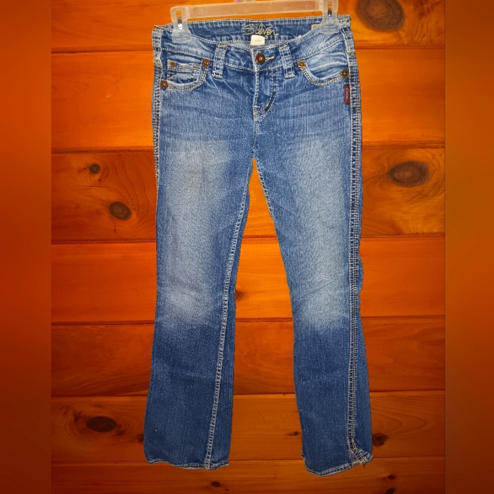 Silver Straight legJeans